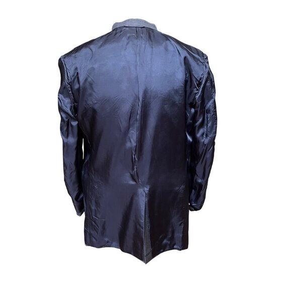 Hickey Freeman Boardroom Gray 100% Wool Two Button Suit Jacket Blazer Size 40R - Picture 11 of 14